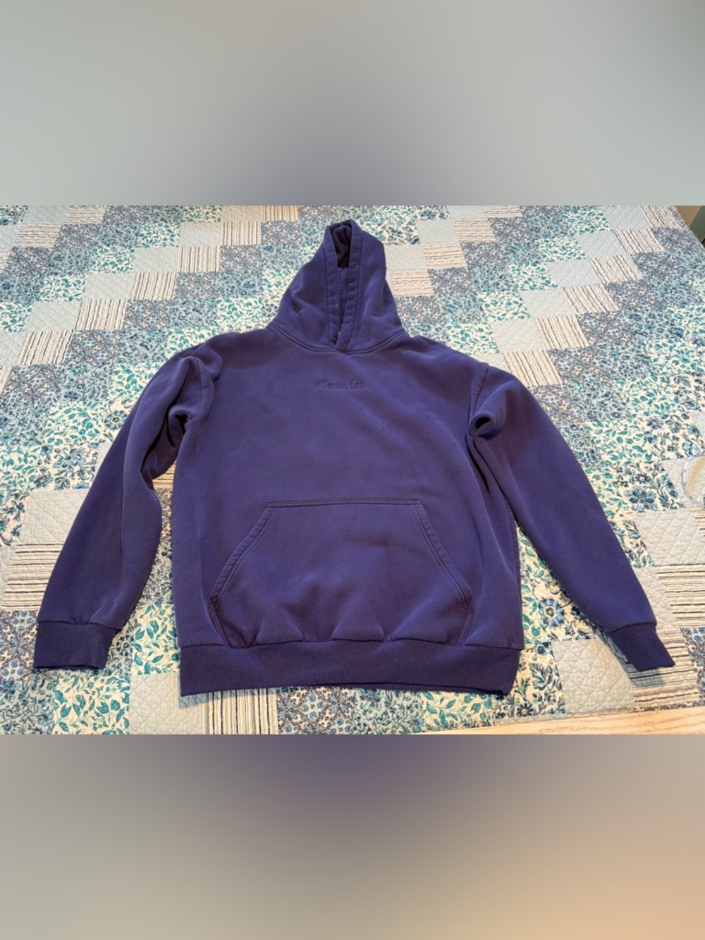 Women's Comfrt Hoodie and matching sweatpants - Deep Blue - large